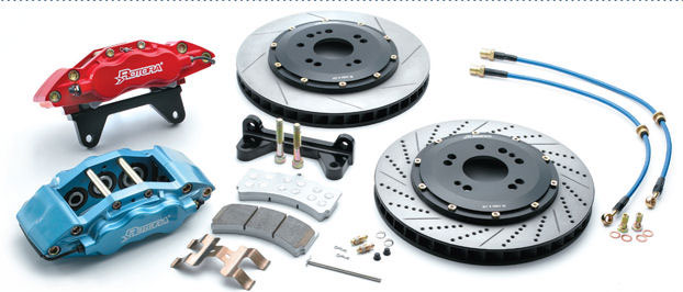 calipers, pads, discs, Rotors